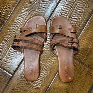 Bed Stu, sandals, size 8.5, light tan